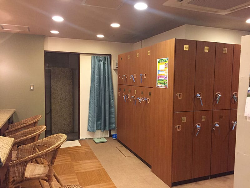 心身健康倶楽部 ロッカールーム